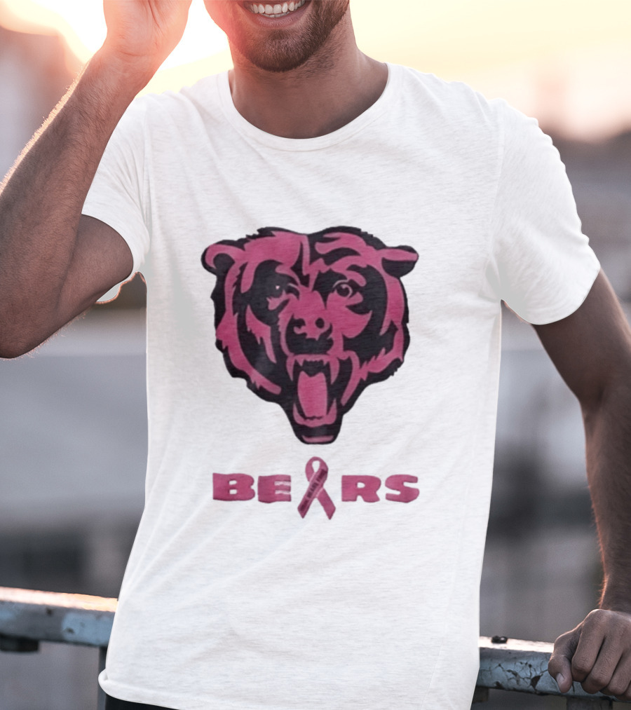 Chicago Bears Real Fans Wear Pink Breast Cancer Awareness 2026 T-Shirt
