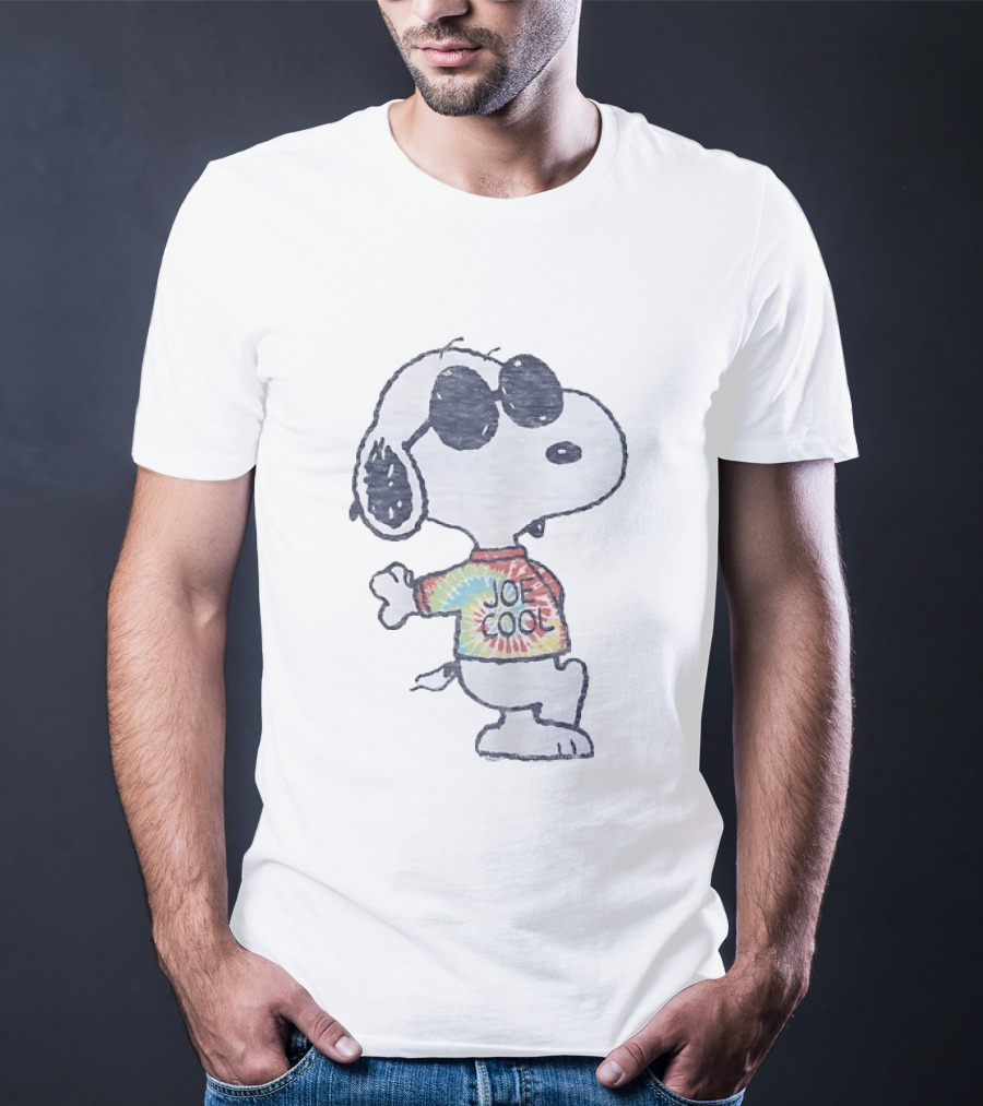 Joe Cool Snoopy Tie Dye Peanuts T-Shirt