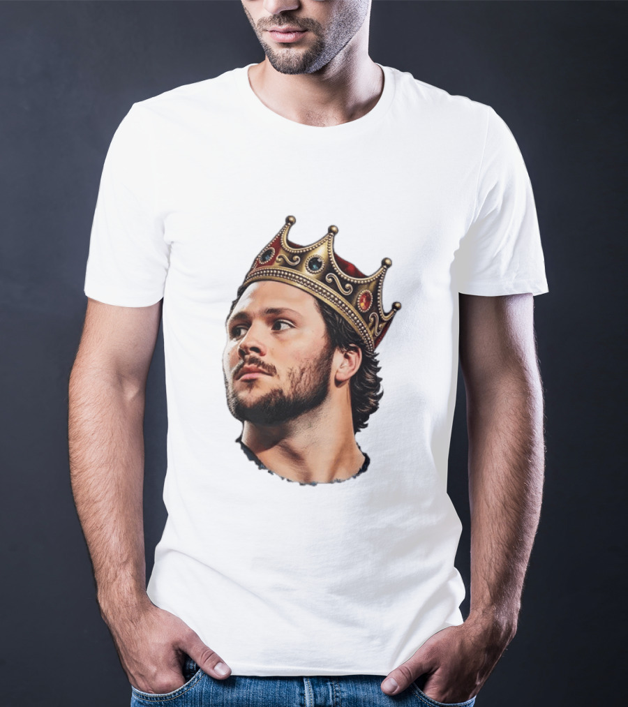 Josh Allen Buffalo Bills King Crown Football T-Shirt