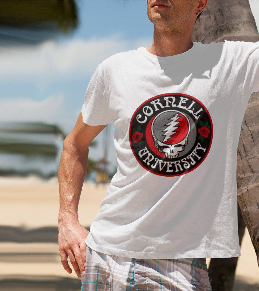 Cornell University Grateful Dead Steal Your Face Roses 2026 T-Shirt