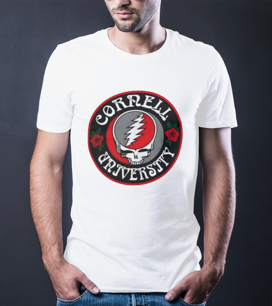 Cornell University Grateful Dead Steal Your Face Roses 2026 T-Shirt