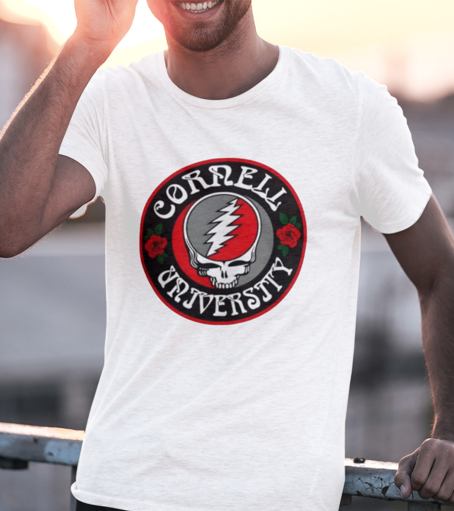 Cornell University Grateful Dead Steal Your Face Roses 2026 T-Shirt