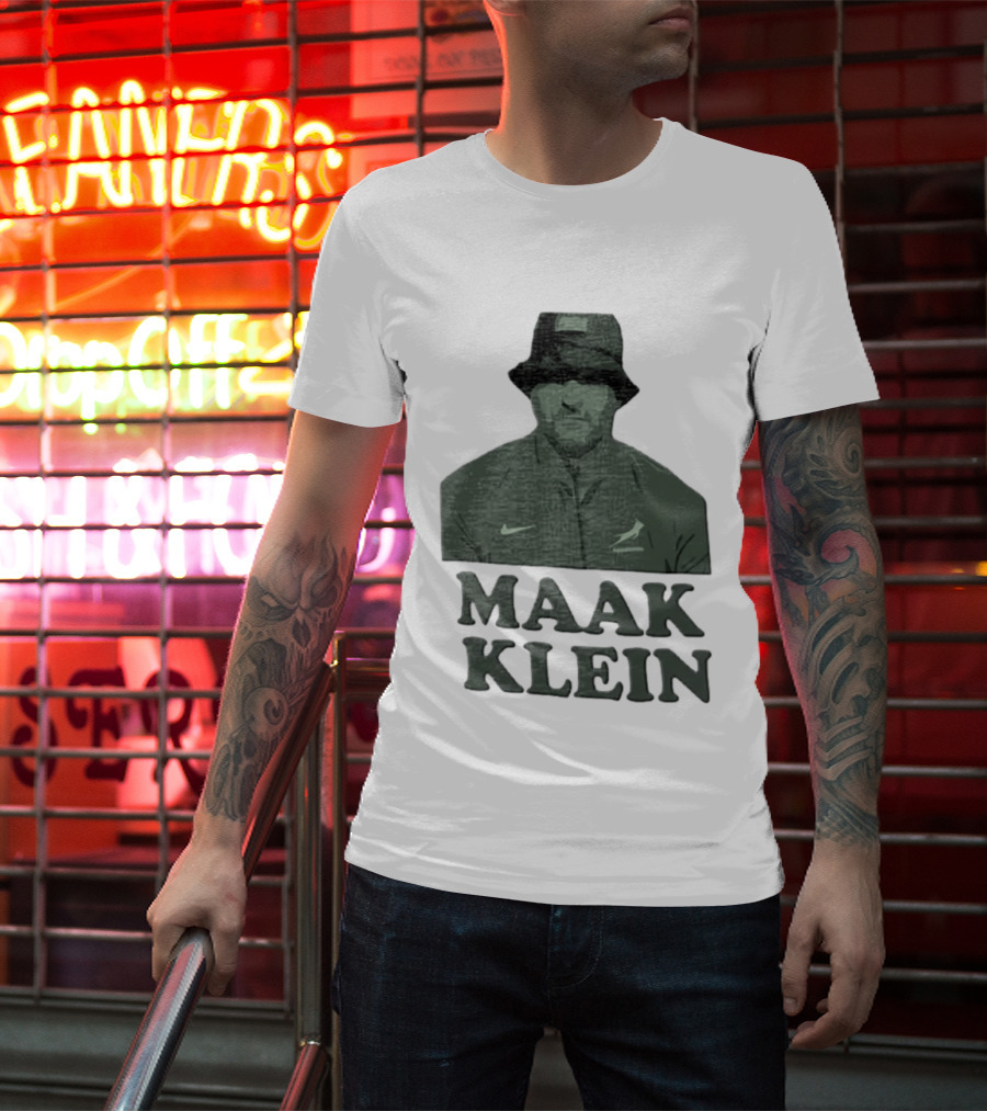 Rassie Erasmus South Africa Rugby Maak Klein Nike Jacket T-Shirt
