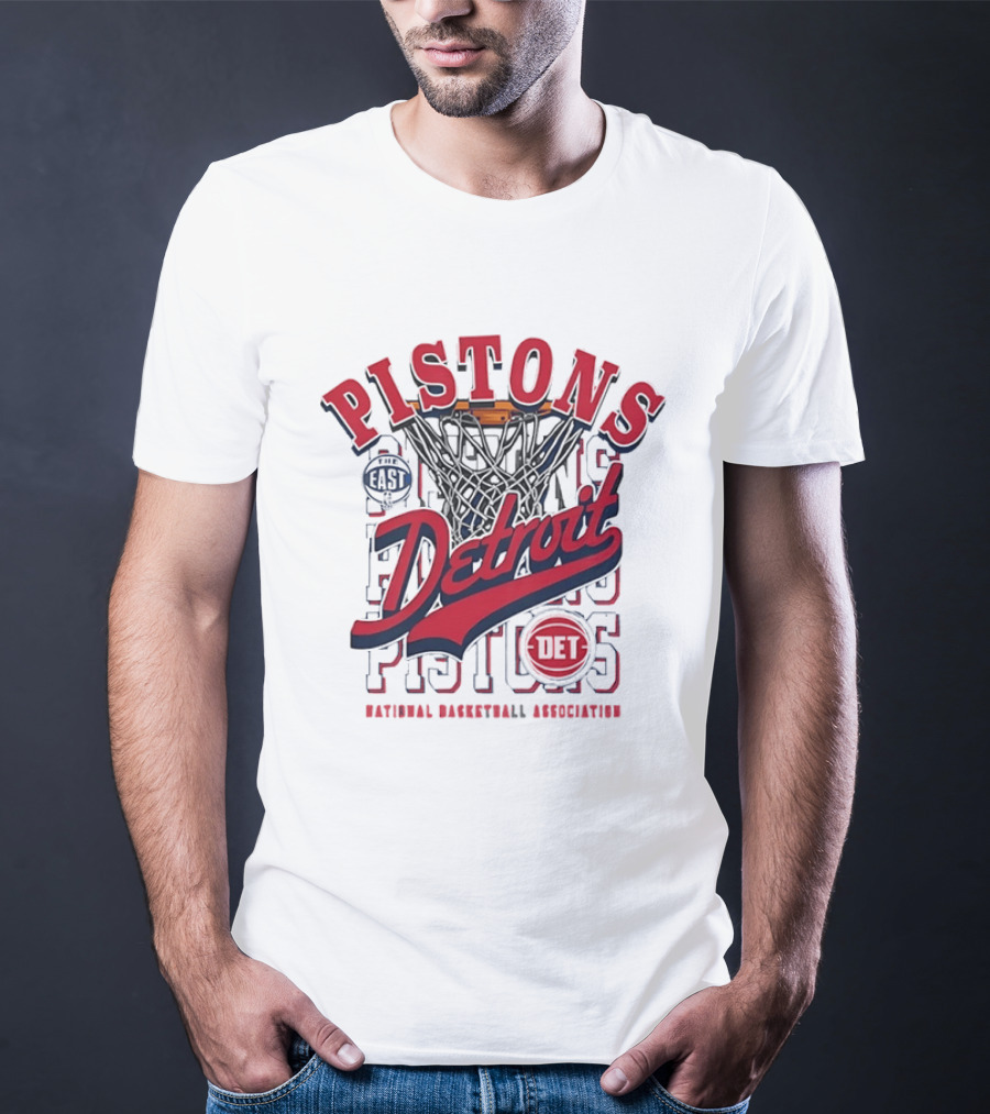 Detroit Pistons The East National Basketball Association Basketball T-Shirt