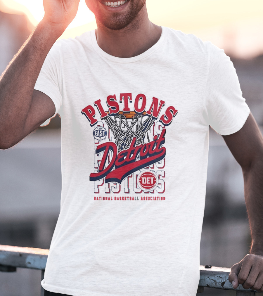 Detroit Pistons The East National Basketball Association Basketball T-Shirt