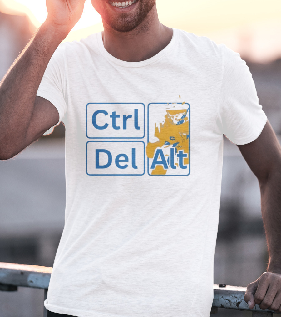 Los Angeles Football Ctrl Del Alt Gaming Keyboard Sports T-Shirt