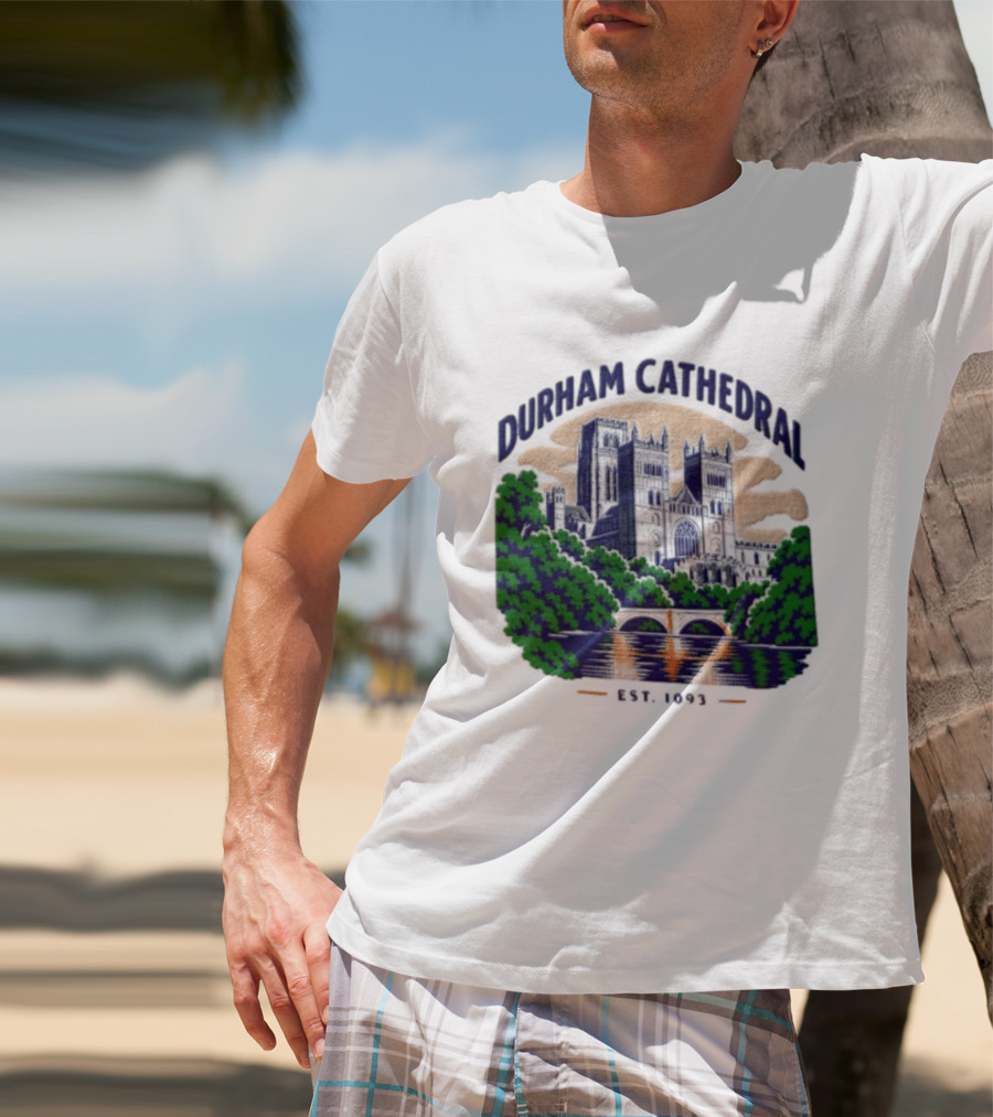 Durham Cathedral Est 1093 Iconic Landmark Travel Souvenir T-Shirt