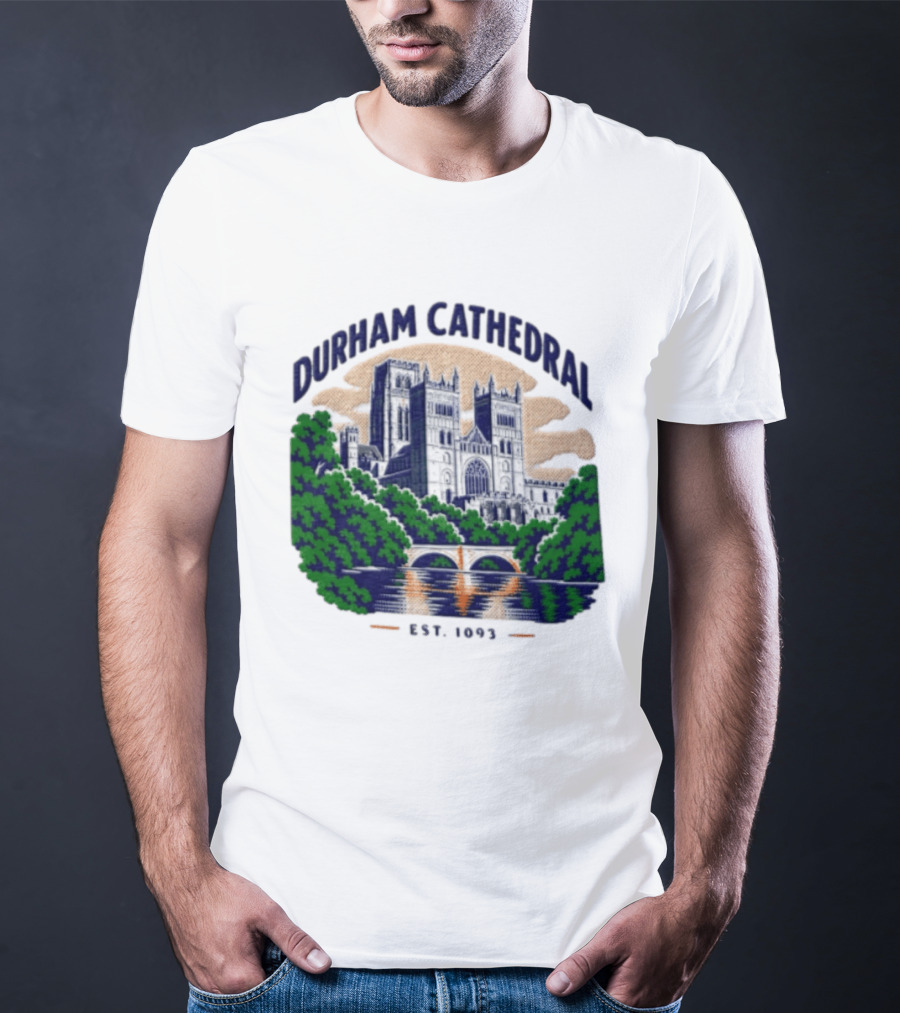 Durham Cathedral Est 1093 Iconic Landmark Travel Souvenir T-Shirt