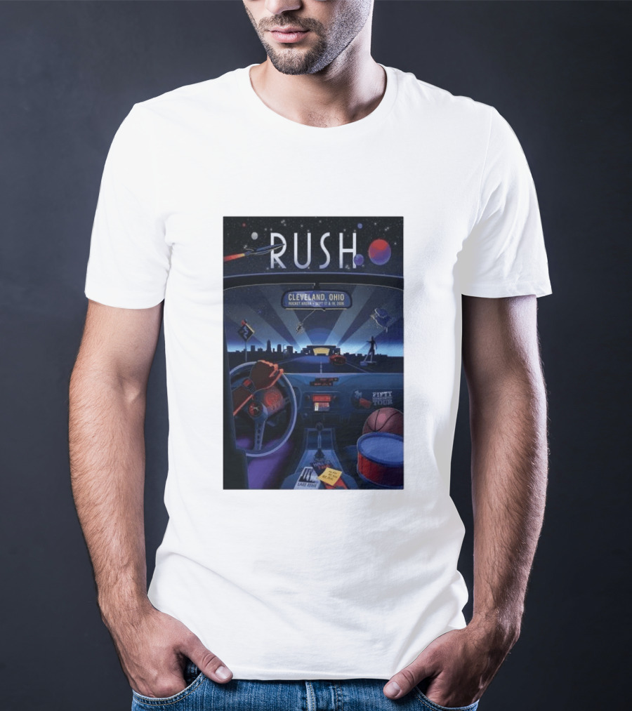 Rush Fifty Tour Cleveland Ohio Rocket Arena September 17 & 19 2026 T-Shirt