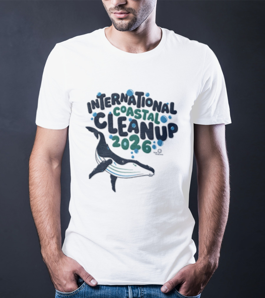 International Coastal Cleanup 2026 Humpback Whale T-Shirt