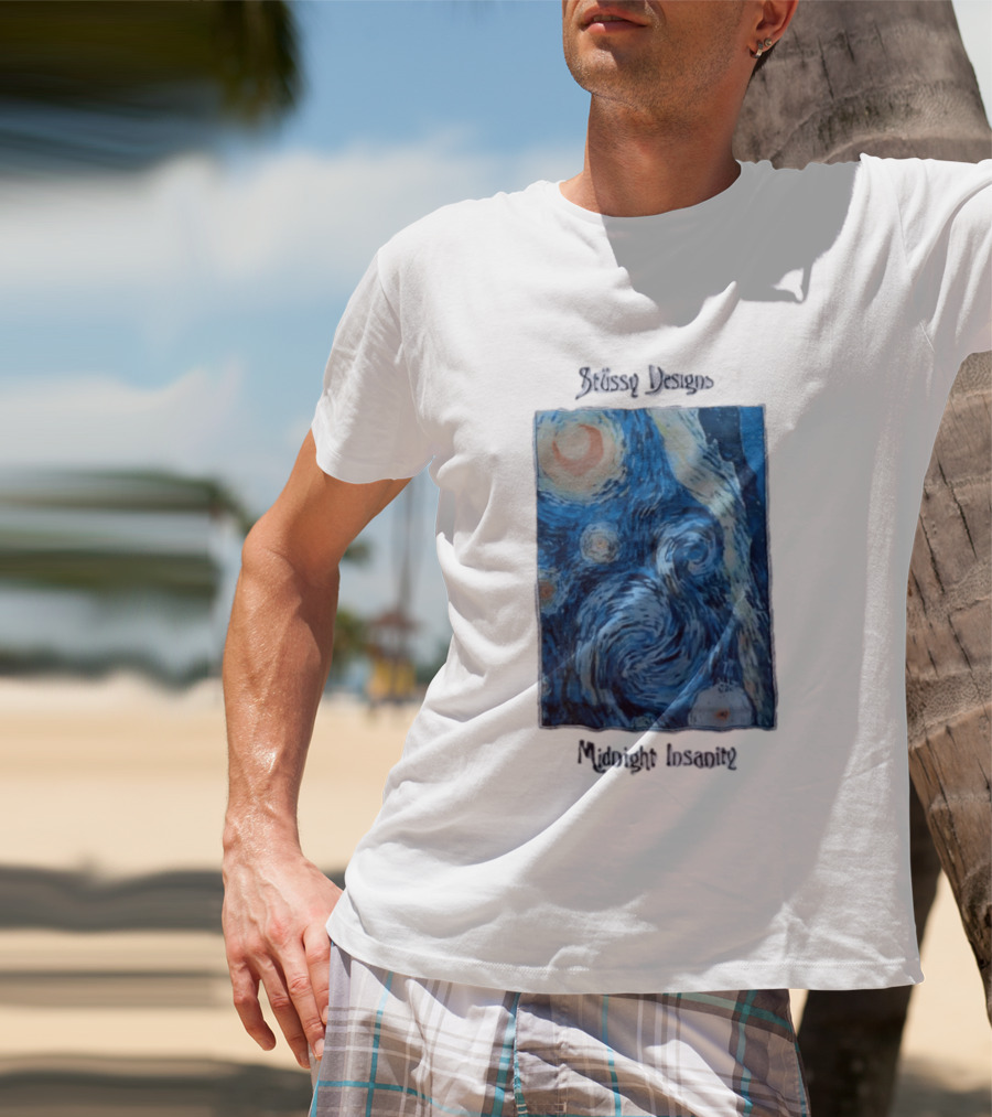 Stüssy Midnight Insanity The Starry Night T-Shirt