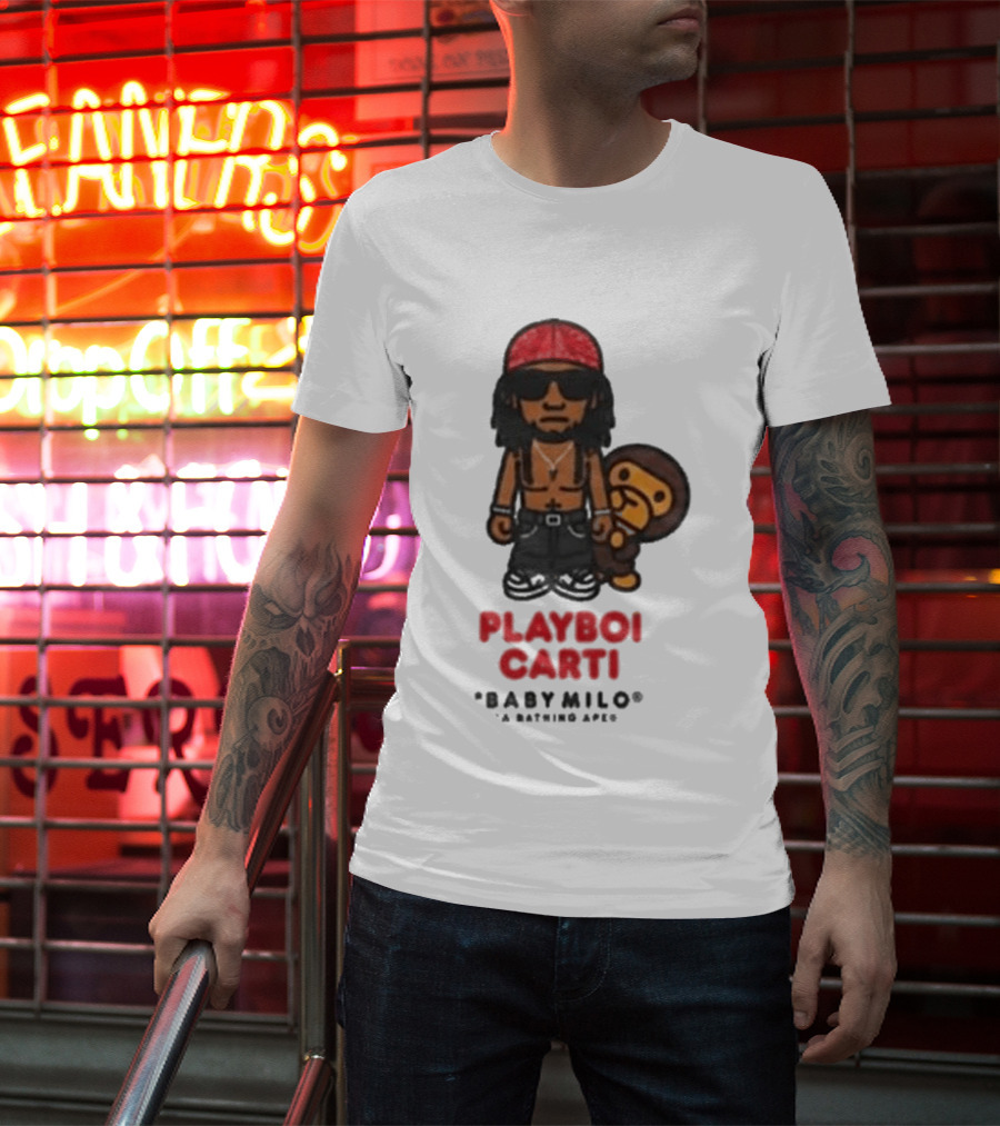 Playboi Carti Baby Milo A Bathing Ape Collaboration T-Shirt