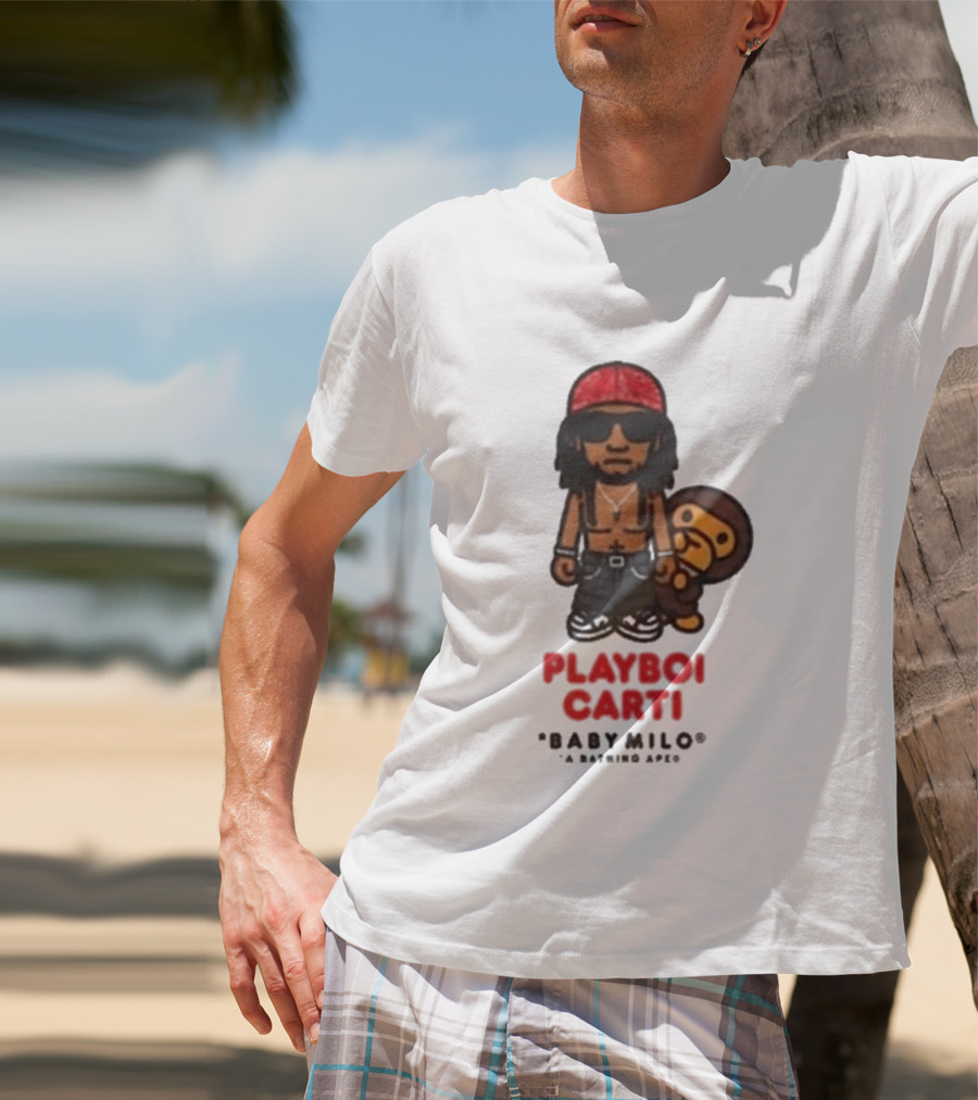 Playboi Carti Baby Milo A Bathing Ape Collaboration T-Shirt