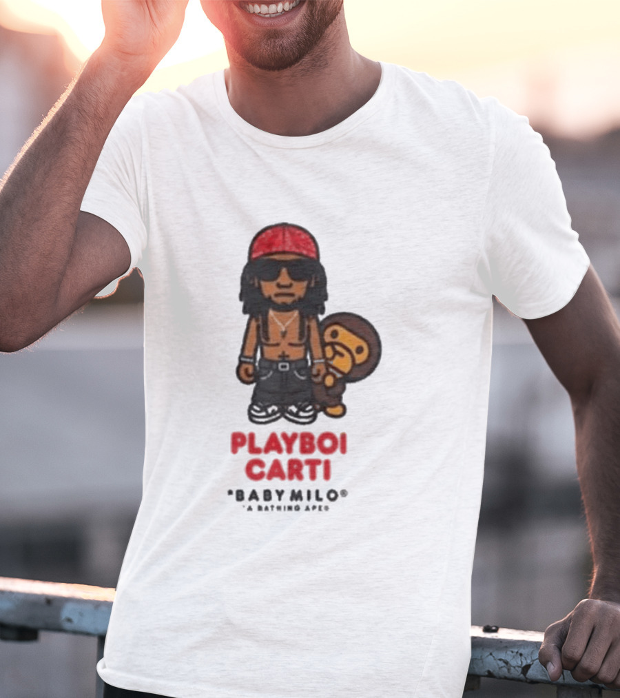 Playboi Carti Baby Milo A Bathing Ape Collaboration T-Shirt