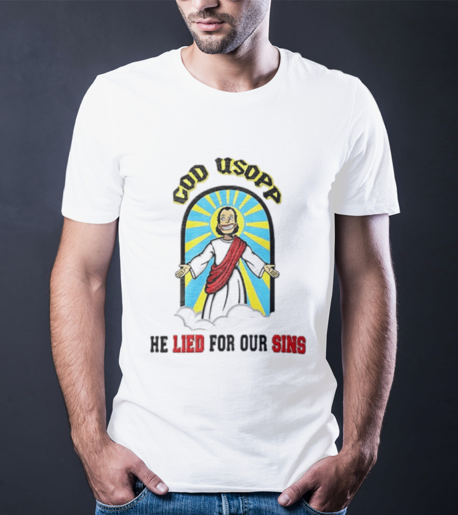 God Usopp He Lied For Our Sins One Piece Anime T-Shirt