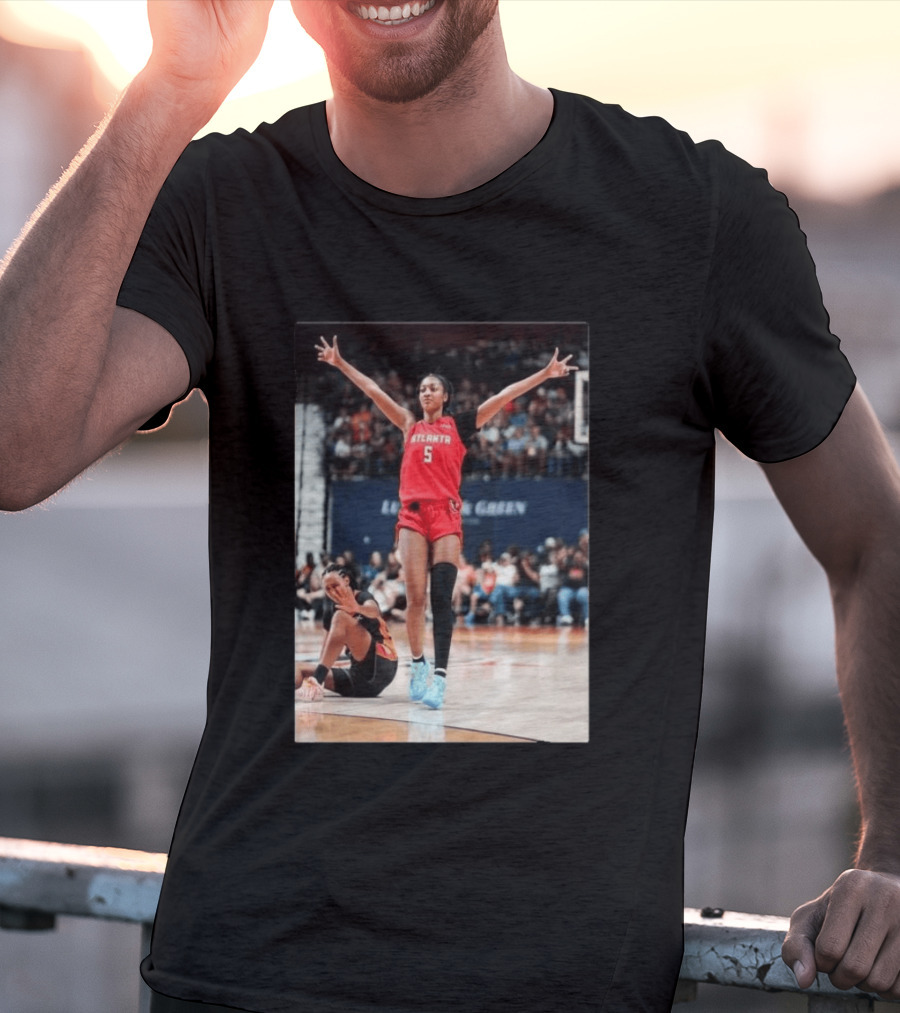 Angel Reese Celebrates 30th Double Double With 30 Points For Atlanta In Iconic Moment T-Shirt