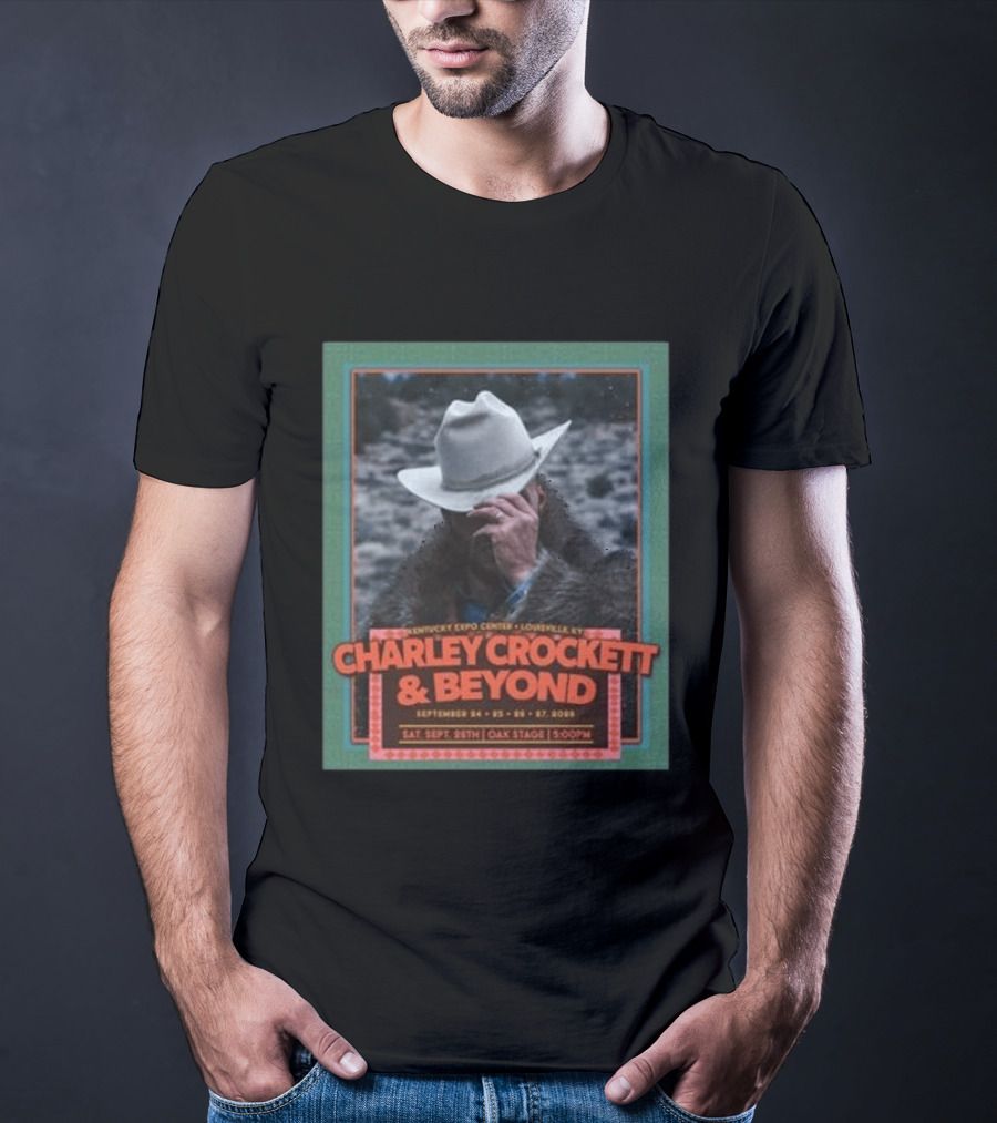 Charley Crockett & Beyond Kentucky Expo Center Louisville KY September 24 27 2026 Oak Stage Event T-Shirt