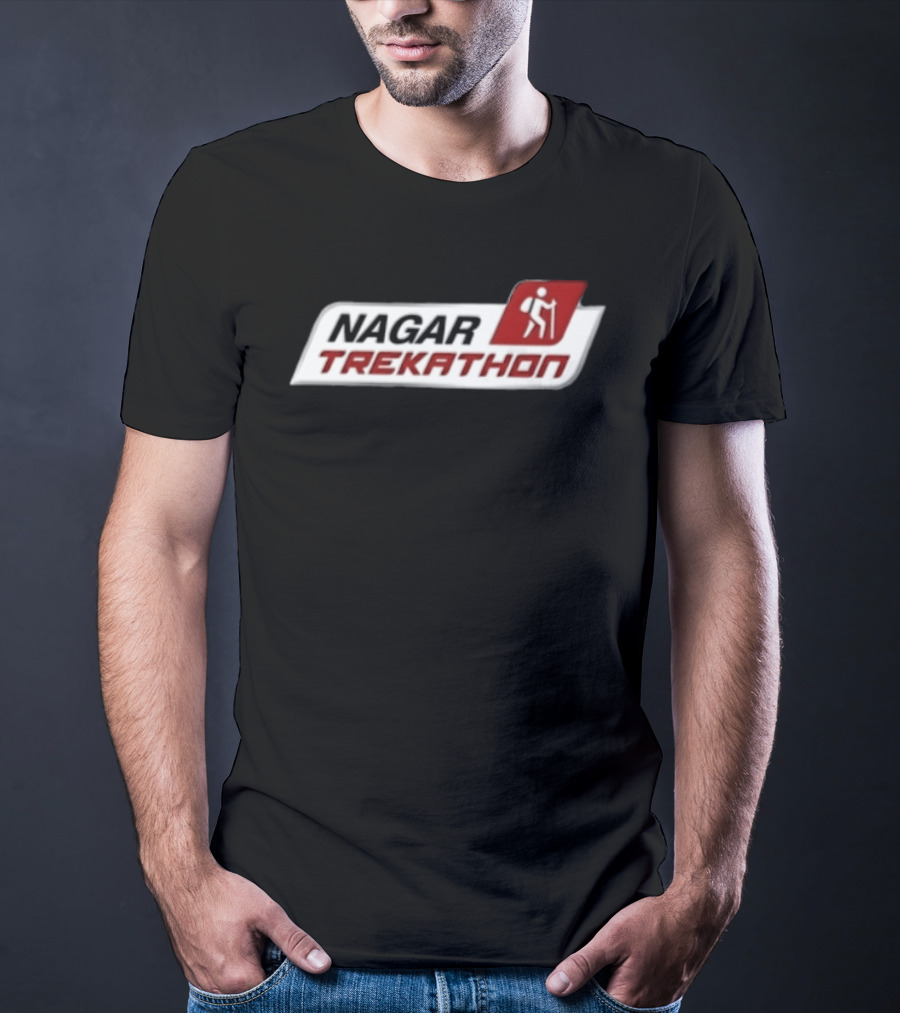 Nagar Trekathon Backpack Walking Event Outdoor Adventure T-Shirt