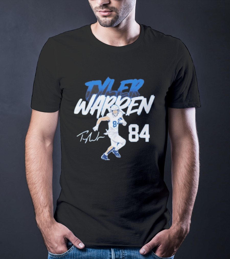 Tyler Warren 84 Indianapolis Colts Pose T-Shirt