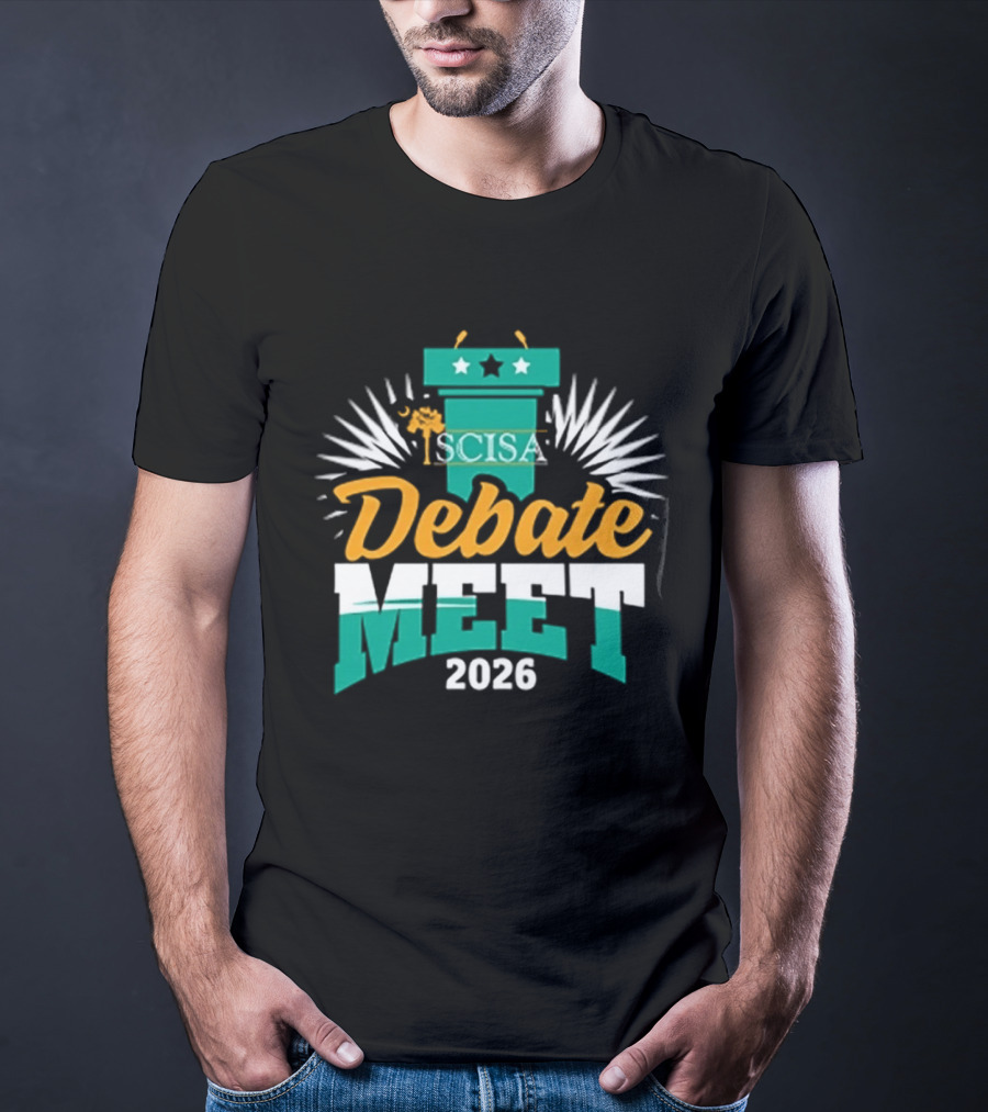 SCISA Debate Meet 2026 Podium Stars Event T-Shirt