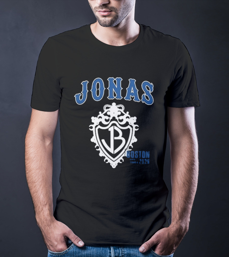 Jonas Brothers The Burning Up Tour All Over Again Boston MA Sep 25 2026 T-Shirt