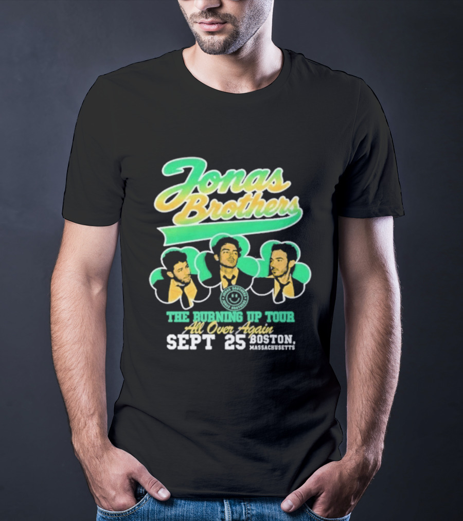 Jonas Brothers The Bringing Up Tour All Over Again Sept 25 Boston Massachusetts T-Shirt