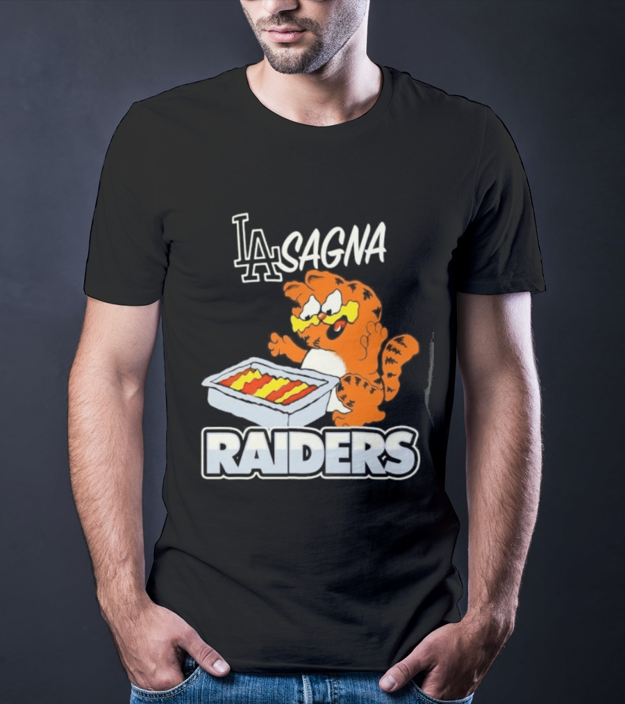 LA Lasagna Cat Raiders T-Shirt