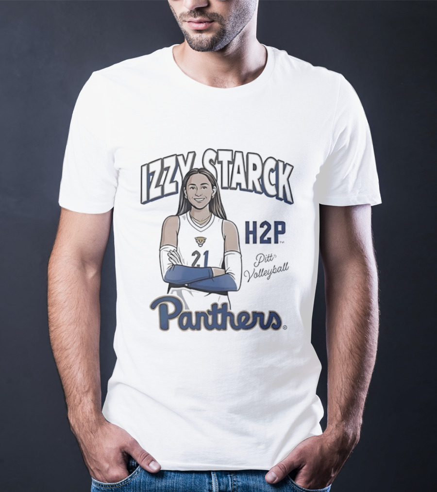 Izzy Starck Panthers 21 Pitt Volleyball H2P T-Shirt