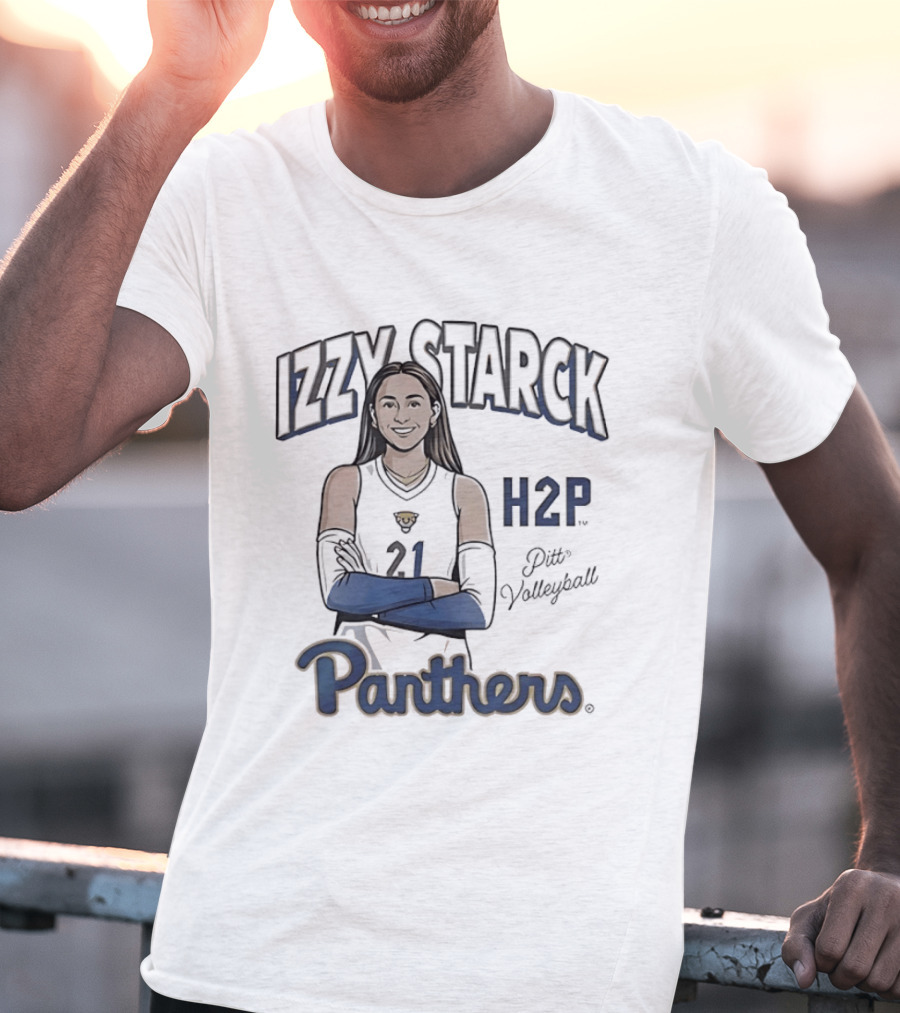 Izzy Starck Panthers 21 Pitt Volleyball H2P T-Shirt