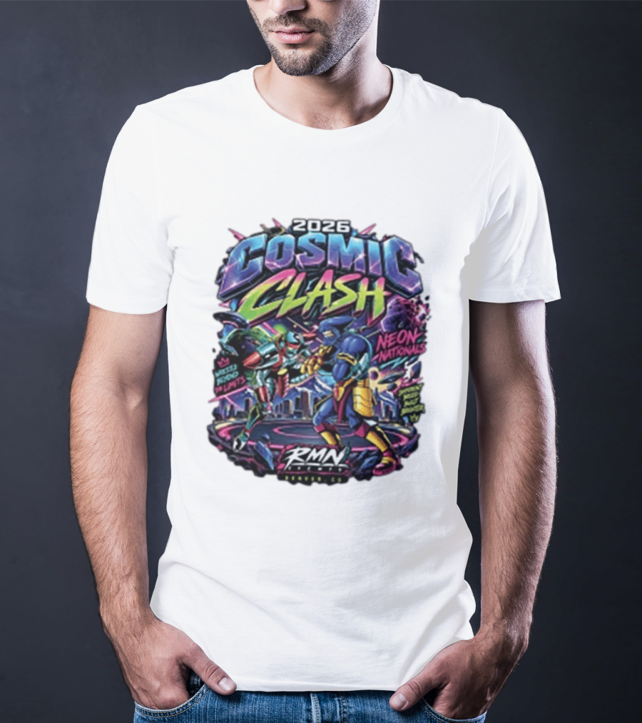 2026 Cosmic Clash Neon Nationals RMN Events T-Shirt