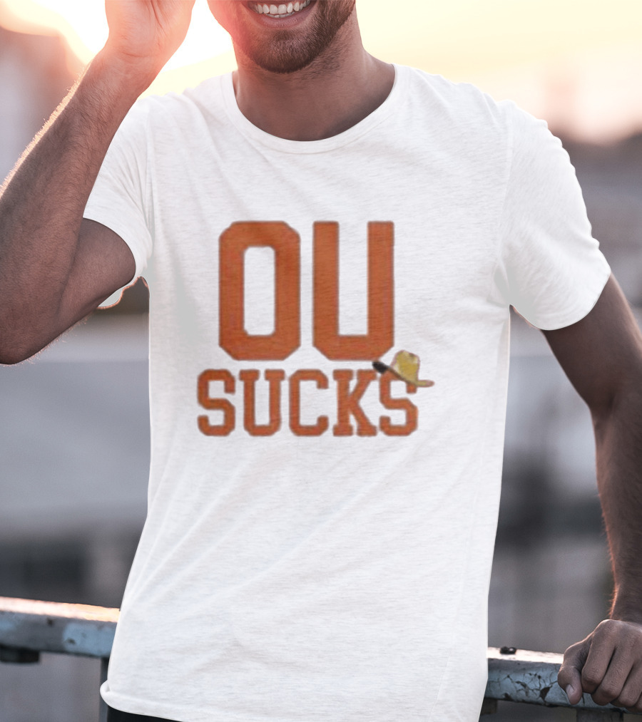 OU Sucks Texas Longhorn Rivalry T-Shirt