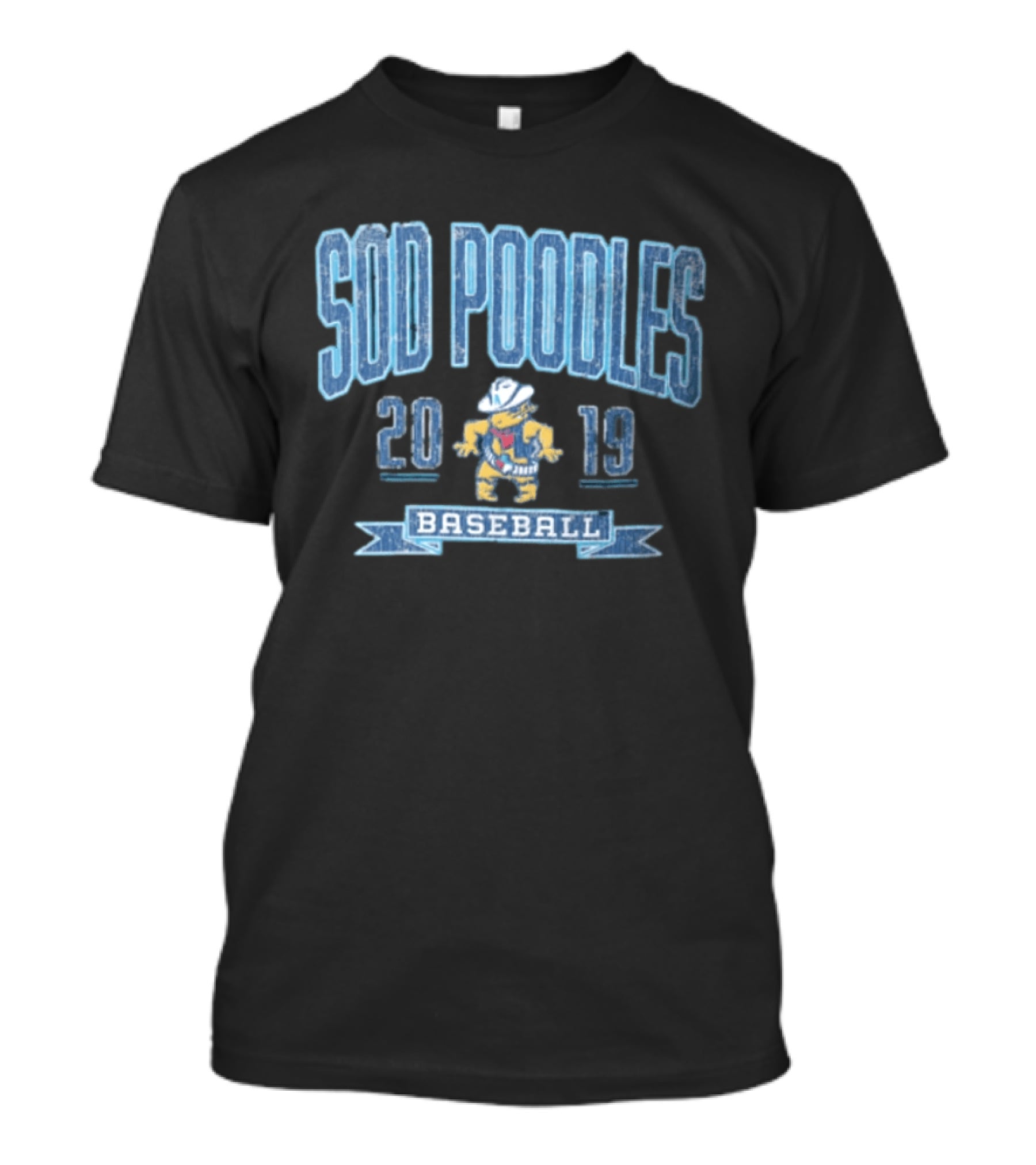 Sod Poodles 2019 Baseball Cowboy Hat Vest T-Shirt