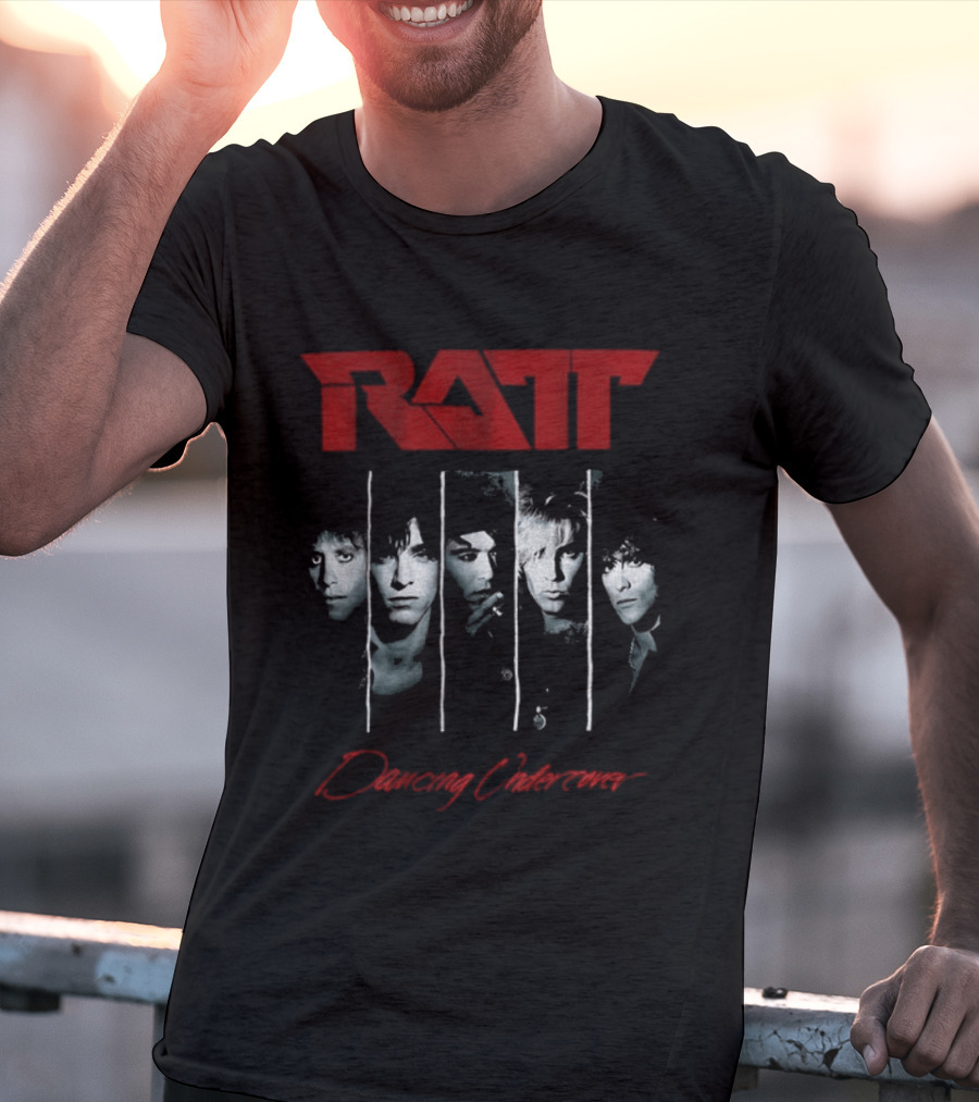 Ratt Dancing Undercover Album Cover T-Shirt