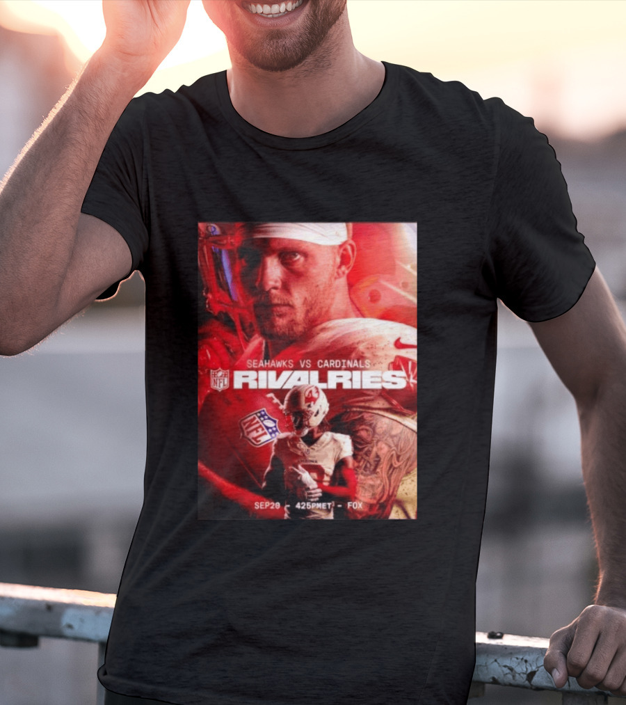 NFL Seahawks Vs Cardinals Rivalries September 20 Game Event 425PM ET On FOX T-Shirt