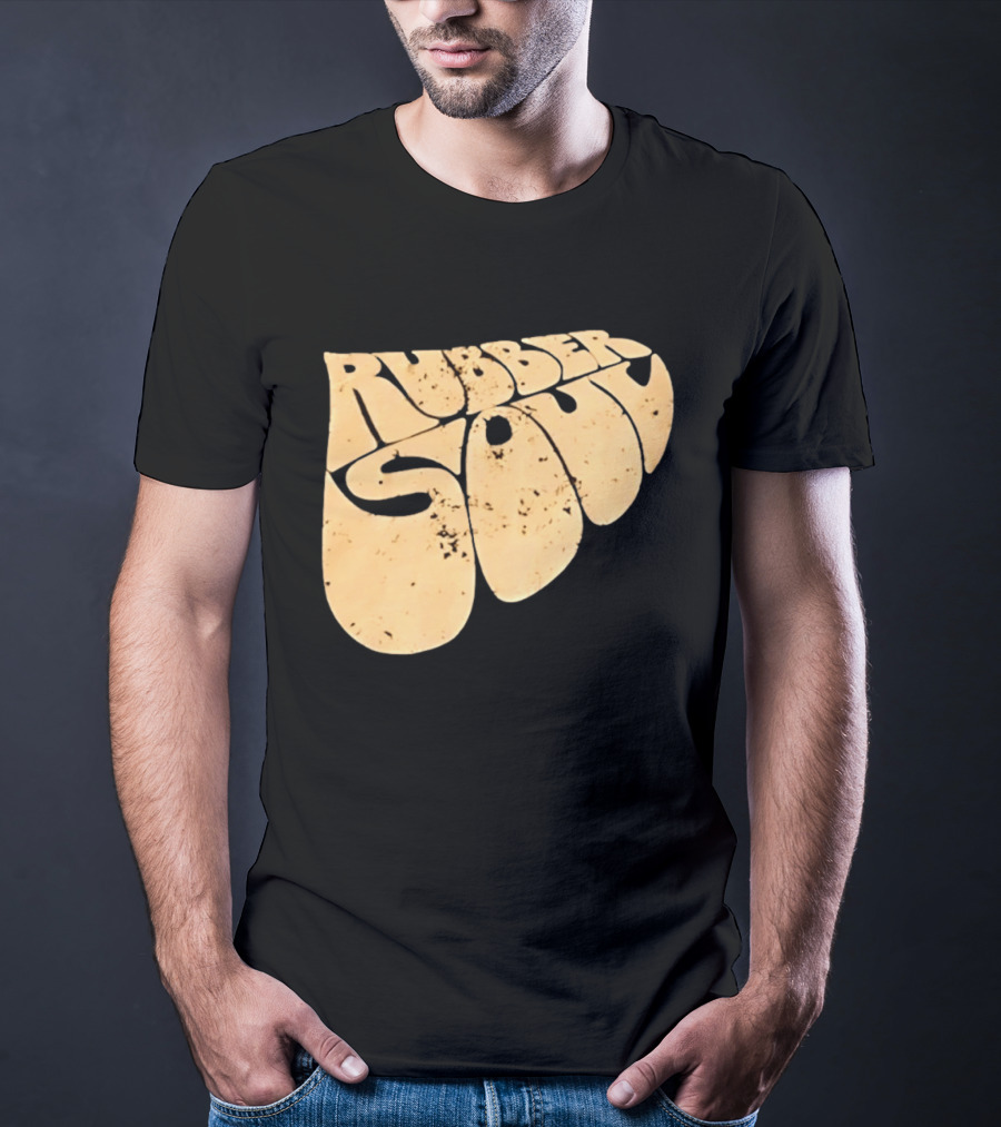 Distressed Rubber Soul Vintage Classic Rock T-Shirt