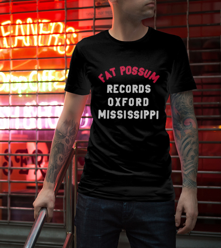 Fat Possum Records Oxford Mississippi Music Label T-Shirt