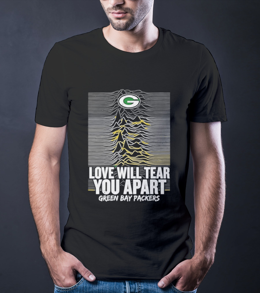 Green Bay Packers Love Will Tear You Apart T-Shirt