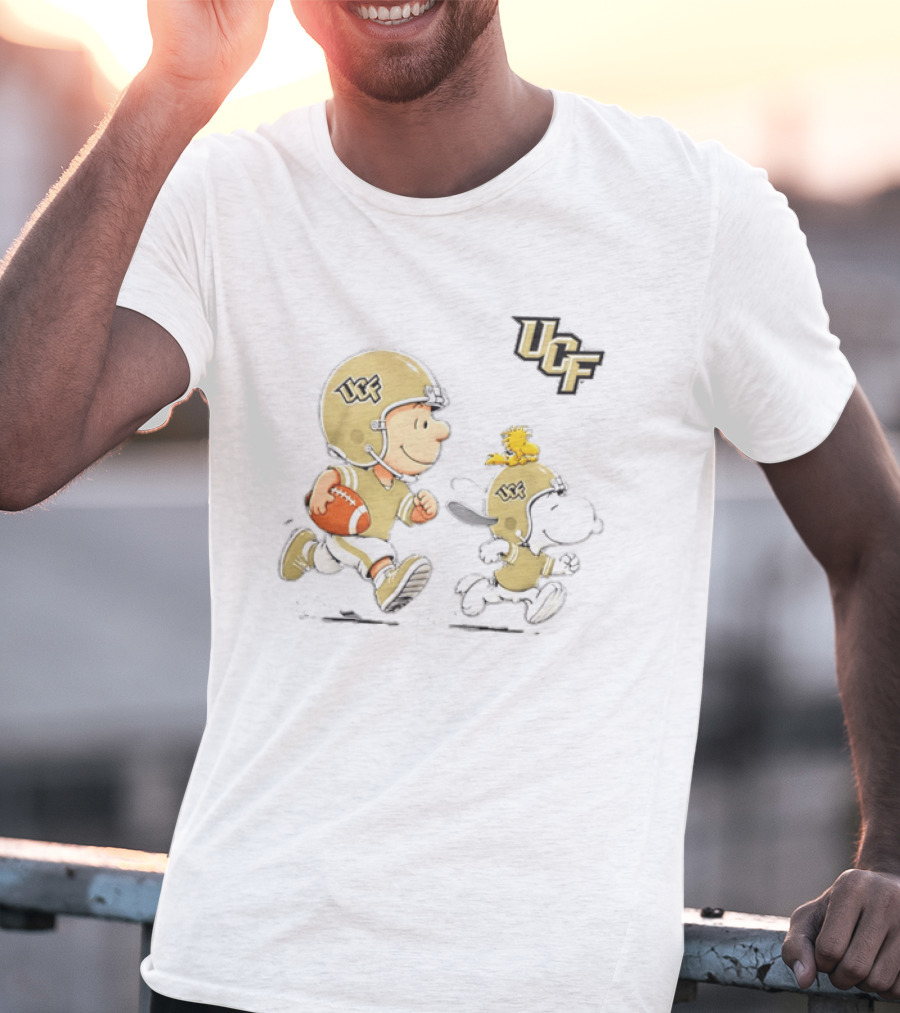Charlie Brown Snoopy Woodstock UCF Knights Football 2026 T-Shirt