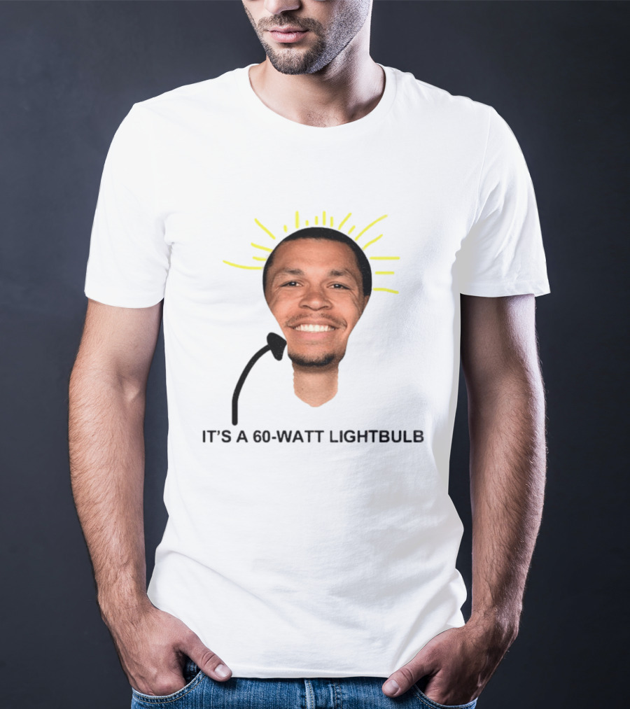 Cyclones NCAAB Jacob Lyftogt It's A 60 Watt Lightbulb Man Face Lightbulb Shape T-Shirt