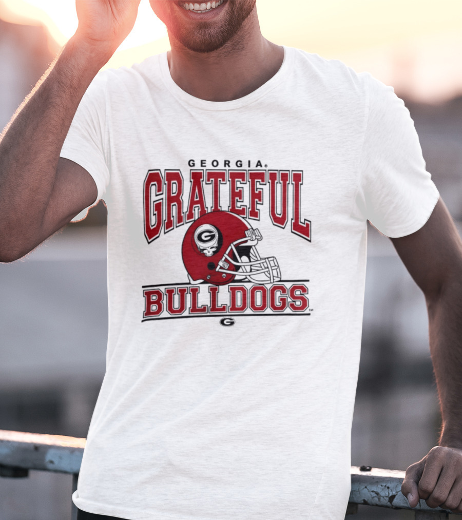 Georgia Grateful Dead Bulldogs Steal Your Helmet T-Shirt