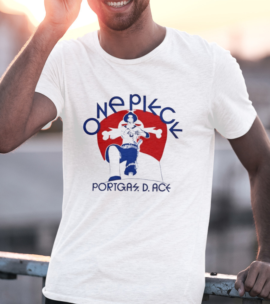 One Piece Portgas D Ace Manga Anime T-Shirt