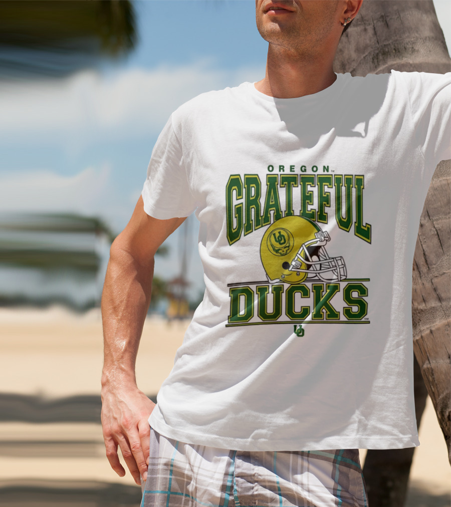 Oregon Grateful Ducks Helmet T-Shirt