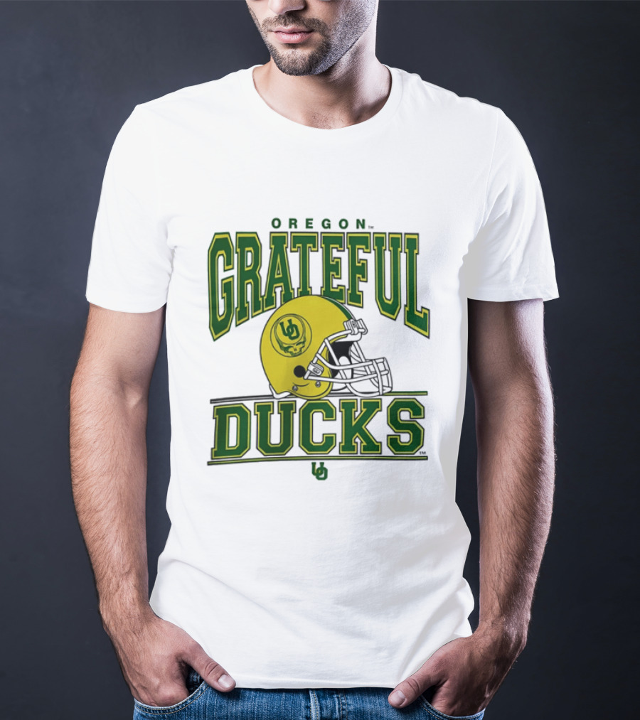Oregon Grateful Ducks Helmet T-Shirt