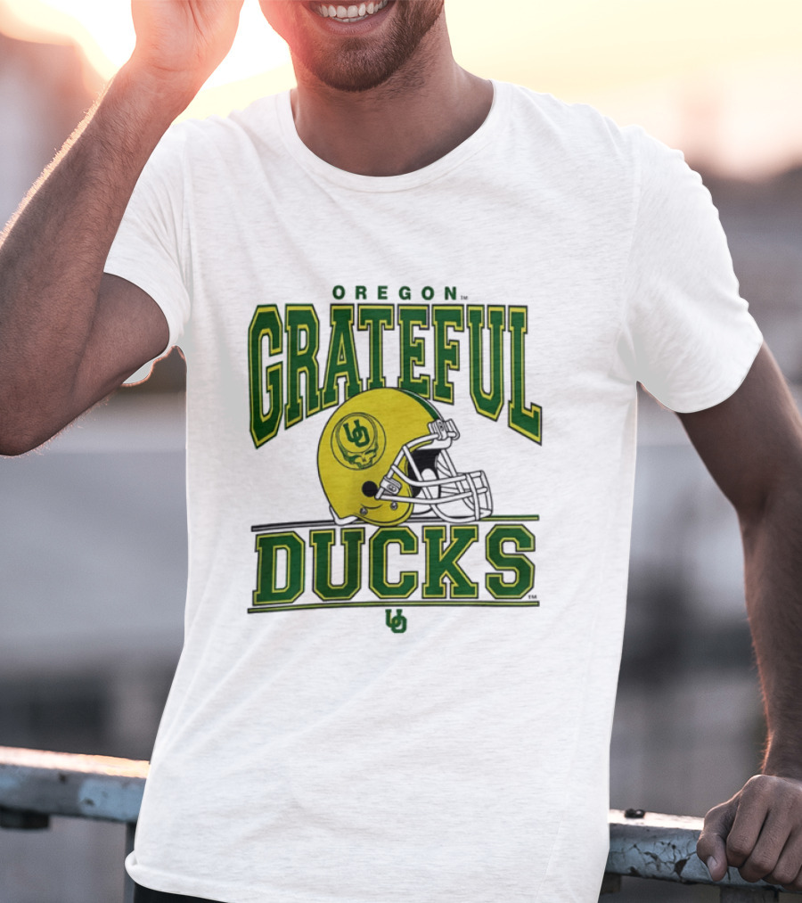 Oregon Grateful Ducks Helmet T-Shirt
