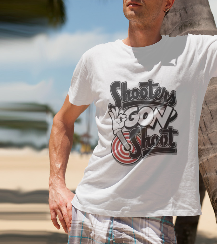Shooters Gon Shoot Basketball Target Shooter Mentality T-Shirt