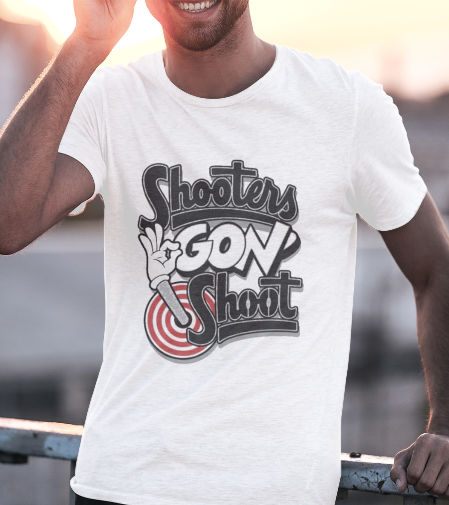 Shooters Gon Shoot Basketball Target Shooter Mentality T-Shirt