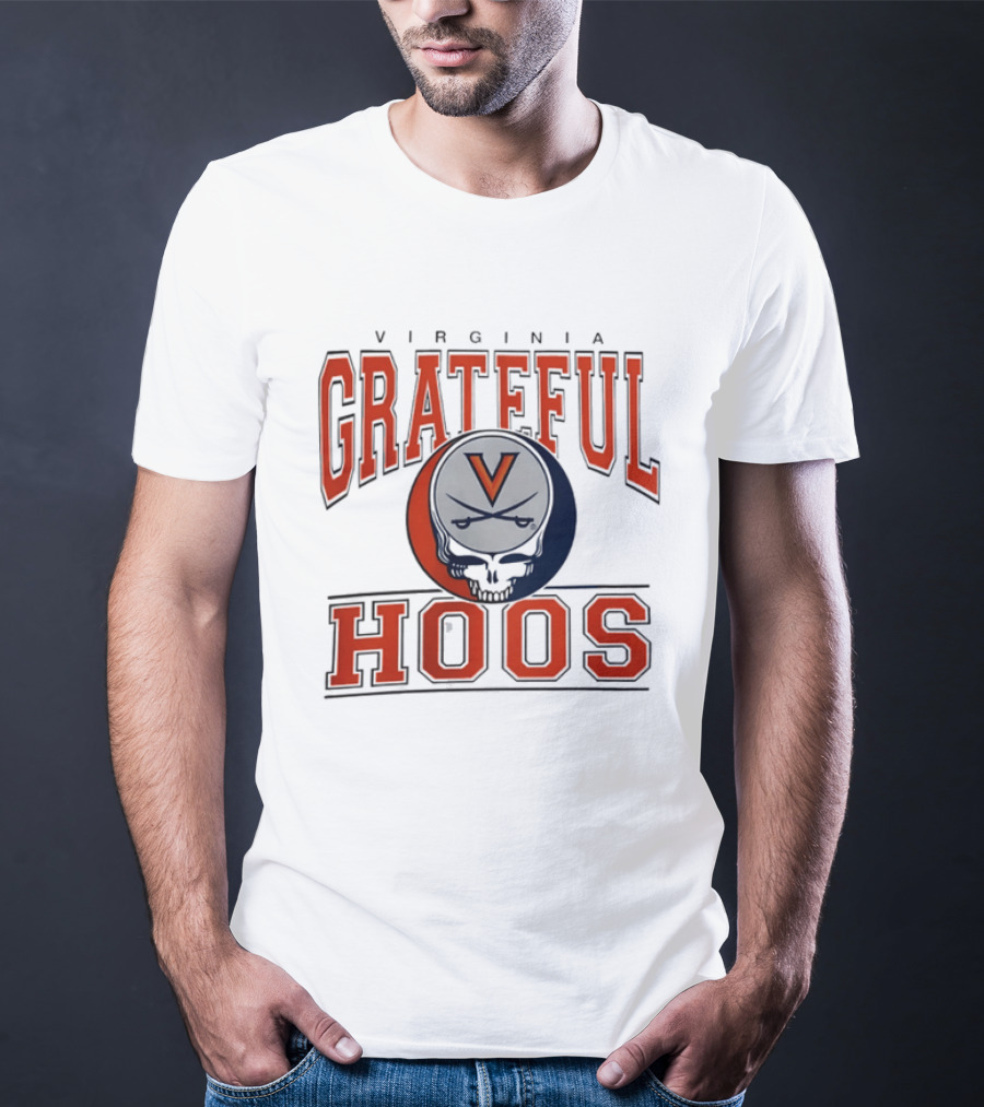 Virginia Cavaliers Grateful Dead Grateful Hoos Steal Your Helmet T-Shirt