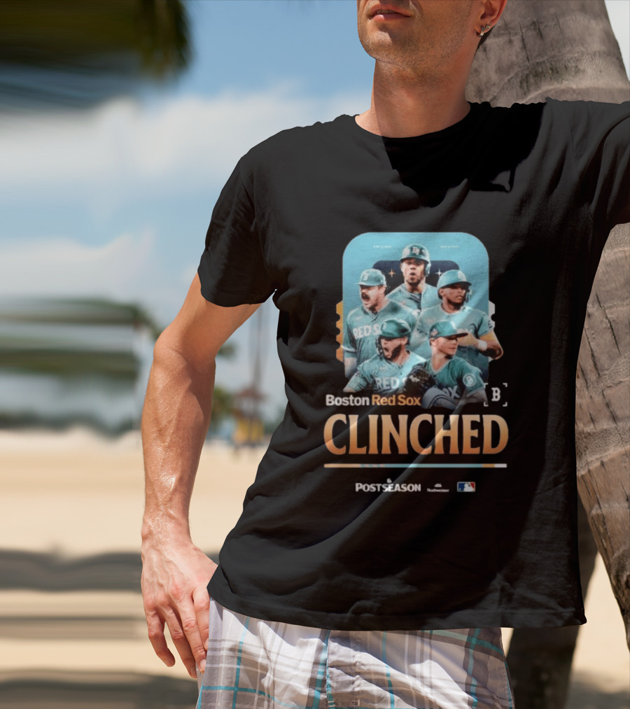 Boston Red Sox Clinched Postseason 2026 MLB T-Shirt