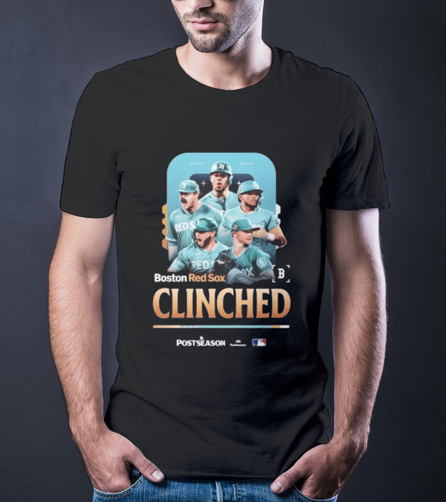 Boston Red Sox Clinched Postseason 2026 MLB T-Shirt