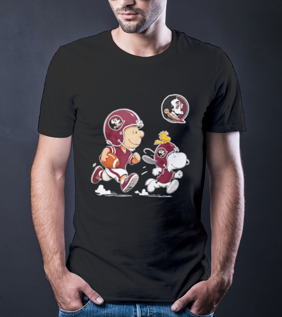 Charlie Brown Snoopy Woodstock Florida State Seminoles Football 2026 T-Shirt